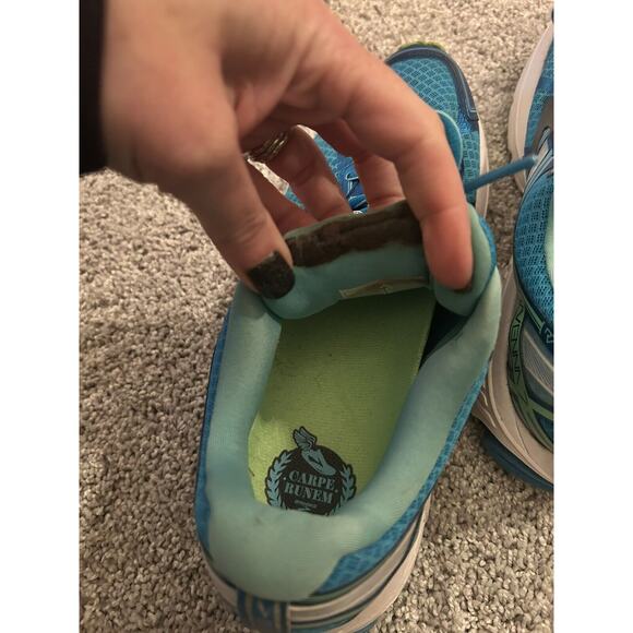 Brooks Ravenna 7 R7 Running Shoes Athletic Sneakers Blue Green Women's Size 11 - Picture 10 of 12